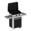Plancha à Gaz Sur Chariot - Combo ENOSIGN 65 Inox & Noir -Barbecue Passion Soldes Magasin 57028385 2 combo plancha enosign gaz 65 eno