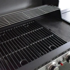 Pack Cuisine Extérieure FIDGI 4 Avec Barbecue Gaz + Desserte + Evier -Barbecue Passion Soldes Magasin barbecue gaz cook in garden fidgi 4 grille plancha min 1