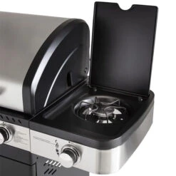 Pack Cuisine Extérieure FIDGI 4 Avec Barbecue Gaz + Desserte + Evier -Barbecue Passion Soldes Magasin barbecue gaz cook in garden fidgi 4 rechaud min 1