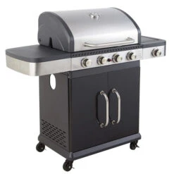 Pack Cuisine Extérieure FIDGI 4 Avec Barbecue Gaz + Desserte + Evier -Barbecue Passion Soldes Magasin barbecue gaz cook in garden fidgi 4 seul min 1