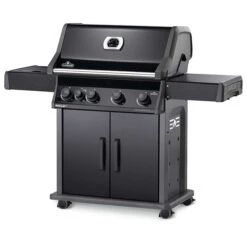 Pack Barbecue à Gaz Napoleon ROGUE XT 525 SIB Noir + Housse Et Plancha -Barbecue Passion Soldes Magasin barbecue gaz napoleon rogue xt 525 noir 3 1