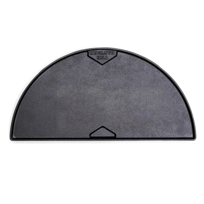 Plaque En Fonte Réversible Demi-lune Pour Kamado The Bastard Large 4 Plaque En Fonte Réversible Demi-lune Pour Kamado The Bastard Large – Image 2