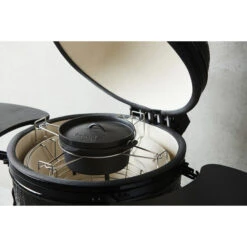 BARBECOOK Set De Cuisson Divide & Conquer Pour Kamados Avec Grille 53cm Kamal Ou K24 -Barbecue Passion Soldes Magasin bc acc 7441 set cuisson kamado barbecook kamal 59cm cocotte