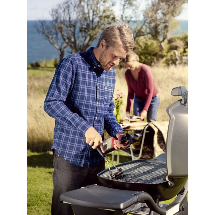 Brosse De Nettoyage Weber - En Forme De T, 30 Cm, Poils Acier Inoxydable 5 Brosse De Nettoyage Weber - En Forme De T, 30 Cm, Poils Acier Inoxydable – Image 3