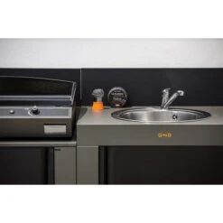 Cuisine D'extérieur ENO Modulo Acier Pour Plancha - 3 Modules -Barbecue Passion Soldes Magasin cuisine exterieur modulo eno 3 acier 3 min