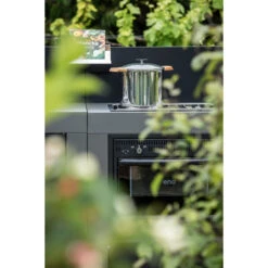 Cuisine D'extérieur ENO Modulo Acier Pour Plancha - 3 Modules Avec Cuisinière Et Chariot Félix 17 Cuisine D'extérieur ENO Modulo Acier Pour Plancha - 3 Modules Avec Cuisinière Et Chariot Félix -Barbecue Passion Soldes Magasin cuisine modulo 3 cuisiniere chariot felix 1