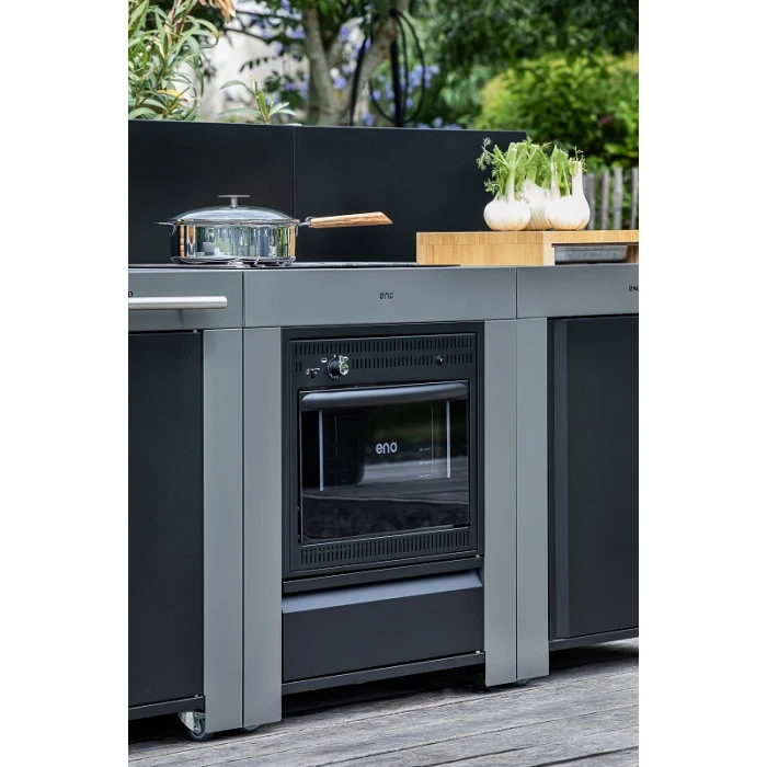 Cuisine D'extérieur ENO Modulo Acier Pour Plancha - 3 Modules Avec Cuisinière Et Desserte Félix 7 Cuisine D'extérieur ENO Modulo Acier Pour Plancha - 3 Modules Avec Cuisinière Et Desserte Félix – Image 5