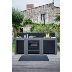 Cuisine D'extérieur ENO Modulo Acier Pour Plancha - 3 Modules Avec Cuisinière Et Desserte Félix 19 Cuisine D'extérieur ENO Modulo Acier Pour Plancha - 3 Modules Avec Cuisinière Et Desserte Félix -Barbecue Passion Soldes Magasin cuisine modulo 3 cuisiniere desserte felix 4