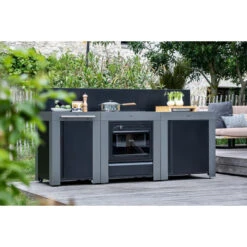 Cuisine D'extérieur ENO Modulo Acier Pour Plancha - 3 Modules Avec Cuisinière Et Desserte Félix 20 Cuisine D'extérieur ENO Modulo Acier Pour Plancha - 3 Modules Avec Cuisinière Et Desserte Félix -Barbecue Passion Soldes Magasin cuisine modulo 3 cuisiniere desserte felix 6