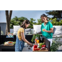 Cuisine D'extérieur ENO Modulo Acier Pour Plancha - 5 Modules Avec Cuisinière -Barbecue Passion Soldes Magasin cuisine modulo 5 cuisiniere 7