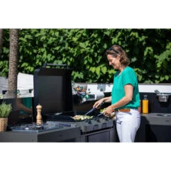 Cuisine D'extérieur ENO Modulo Acier Pour Plancha - 5 Modules Avec Cuisinière -Barbecue Passion Soldes Magasin cuisine modulo 5 cuisiniere 8