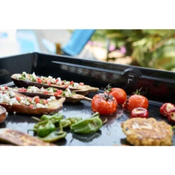 Pack Plancha électrique Forge Adour MODERN 45 Acier Noir + Chariot -Barbecue Passion Soldes Magasin cuisson plancha forge adour modern 2