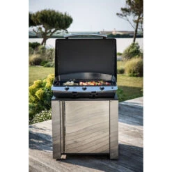 Cuisine D'extérieur ENO Modulo Inox Pour Plancha - 3 Modules -Barbecue Passion Soldes Magasin mod4102 a1 modulo plancha hpl eno min 1 1