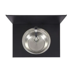 Modulo Evier - Coloris Inox Et Noir - Pour Cuisine D'extérieur ENO -Barbecue Passion Soldes Magasin modulo inox noir evier cuisine exterieur eno 3