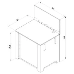 Modulo Pour Poser Une Plancha - Coloris Inox Et Noir - Cuisine D'extérieur ENO 15 Modulo Pour Poser Une Plancha - Coloris Inox Et Noir - Cuisine D'extérieur ENO -Barbecue Passion Soldes Magasin modulo inox noir plancha cuisine exterieur eno 4 min