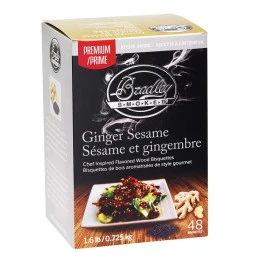 Pack 48 Bisquettes De Fumage Bradley Smoker - Gingembre Sésame 2 Pack 48 Bisquettes De Fumage Bradley Smoker - Gingembre Sésame