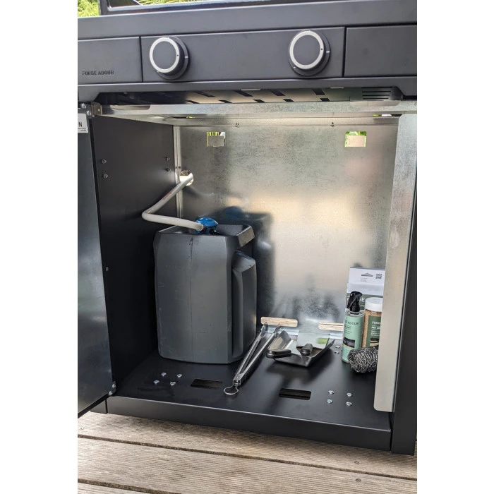 Pack Plancha à Gaz Forge Adour MODERN 60 Acier Noir + Chariot 9 Pack Plancha à Gaz Forge Adour MODERN 60 Acier Noir + Chariot – Image 7