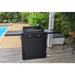 Pack Plancha à Gaz Forge Adour MODERN 60 Acier Noir + Chariot 15 Pack Plancha à Gaz Forge Adour MODERN 60 Acier Noir + Chariot -Barbecue Passion Soldes Magasin plancha forge adour modern 60 acier sur chariot 2 1