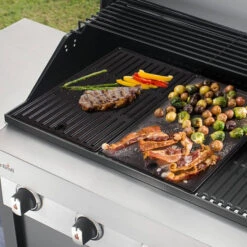 Plancha Réversible Pour Barbecues 3 Et 4 Brûleurs Char-broil -Barbecue Passion Soldes Magasin plancha reversible barbecue 3 buleurs charbroil 2