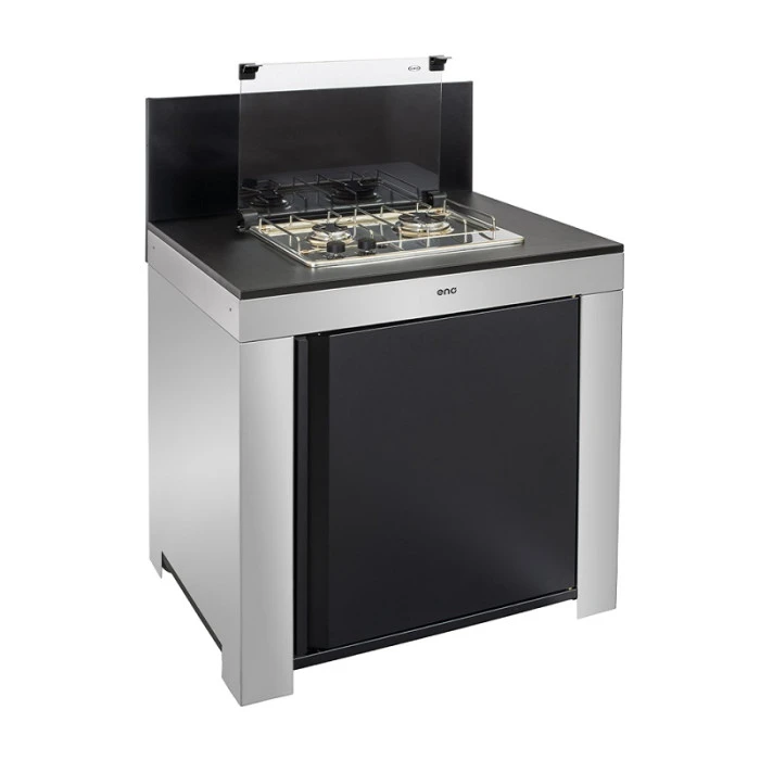 Modulo Table De Cuisson Master 2 Brûleurs - Coloris Inox Et Noir - Pour Cuisine D'extérieur ENO 3 Modulo Table De Cuisson Master 2 Brûleurs - Coloris Inox Et Noir - Pour Cuisine D'extérieur ENO