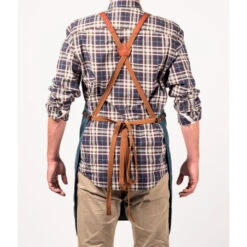 Tablier Barbecue Toile Waxée Alaskan Maker 547 - Bleu Canard -Barbecue Passion Soldes Magasin tablier alaskan maker bleu canard 6