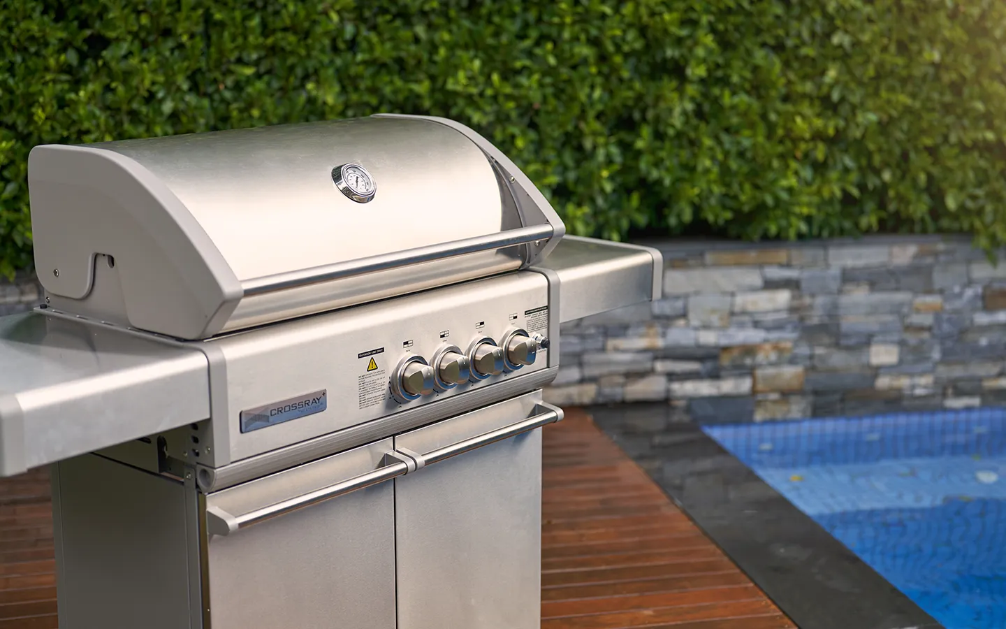 Barbecue Passion Soldes Magasin -Barbecue Passion Soldes Magasin 4B Gas BBQ Trolley insitu 2